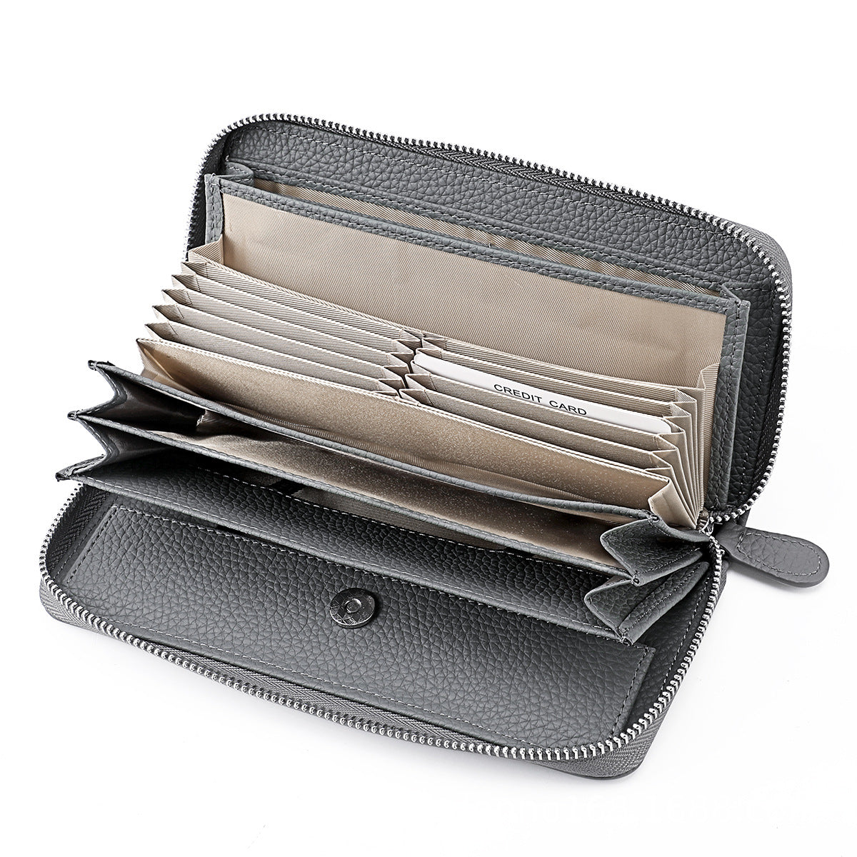 Women's Genuine Leather High-grade Large Capacity Long Ladies Wallets