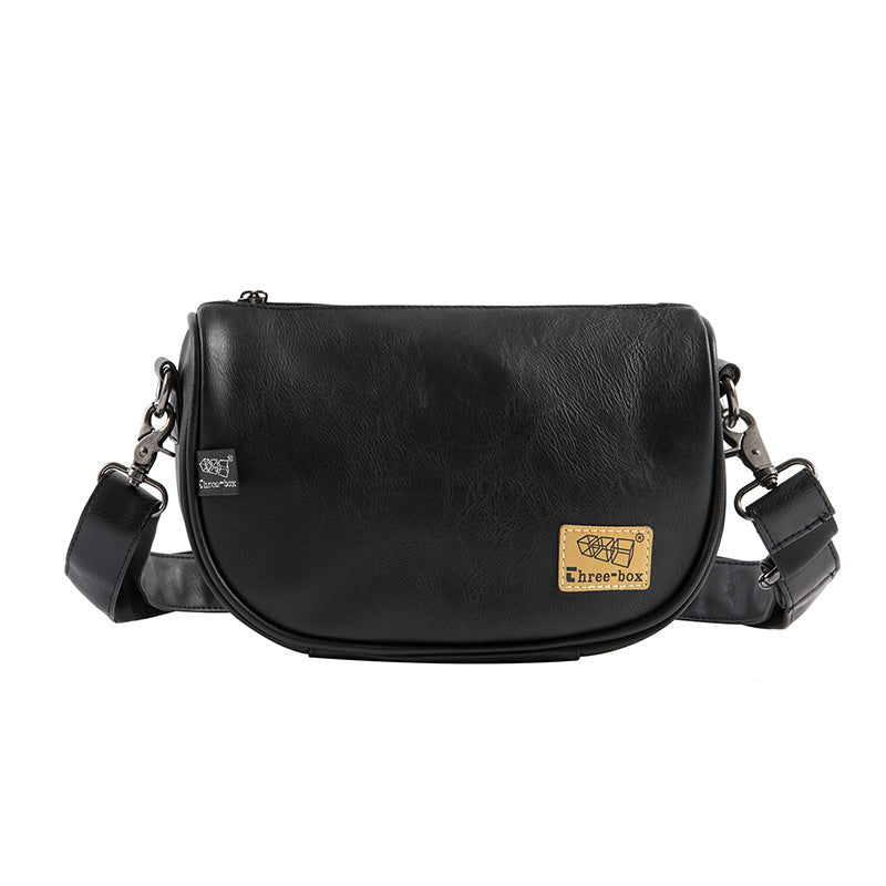 Men's Fashion Leather Leisure Korean Style Retro Men's Messenger Bags