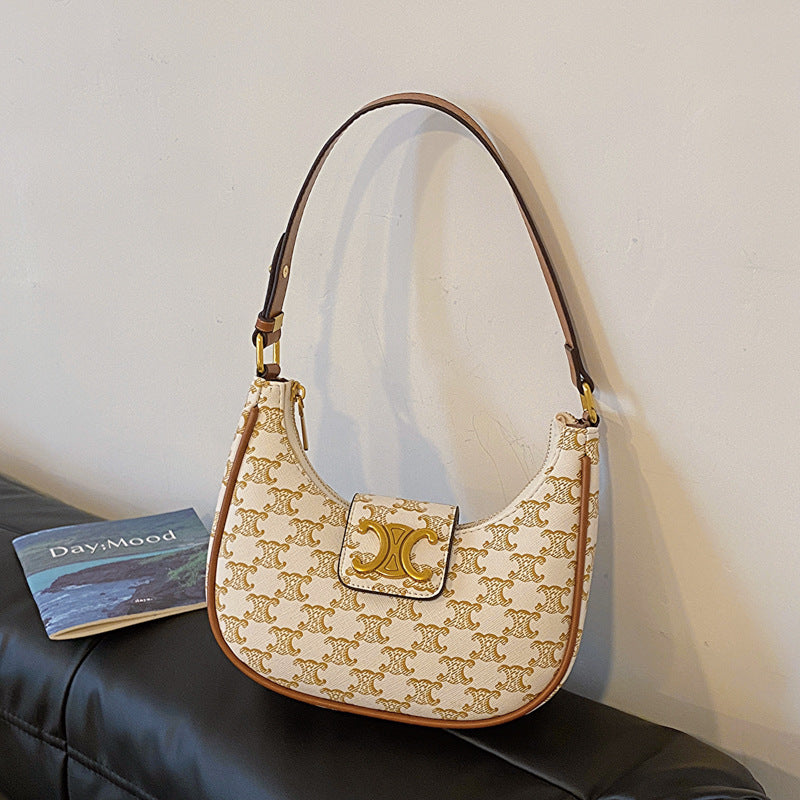 Elegant Arc Underarm Fashion Selenodont Portable Armpit Bags