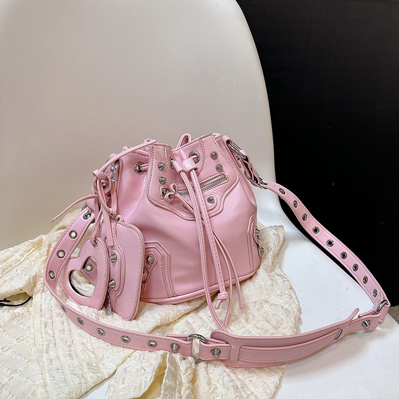 Punk Popular Western Style Personality One Crossbody Bags