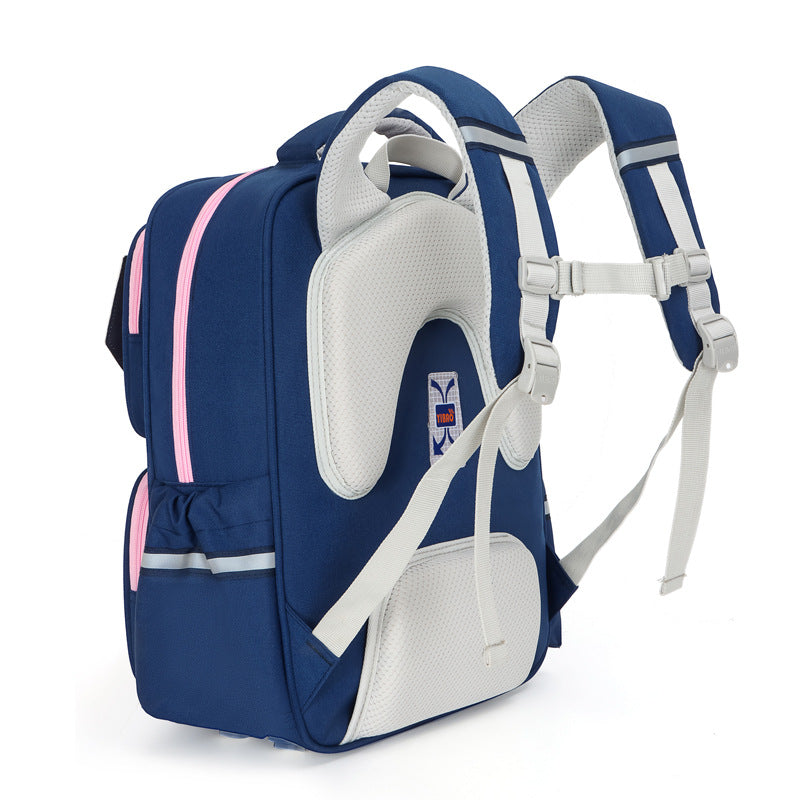 British Style Primary Grade Boys Breathable Elementary School Students' Schoolbags