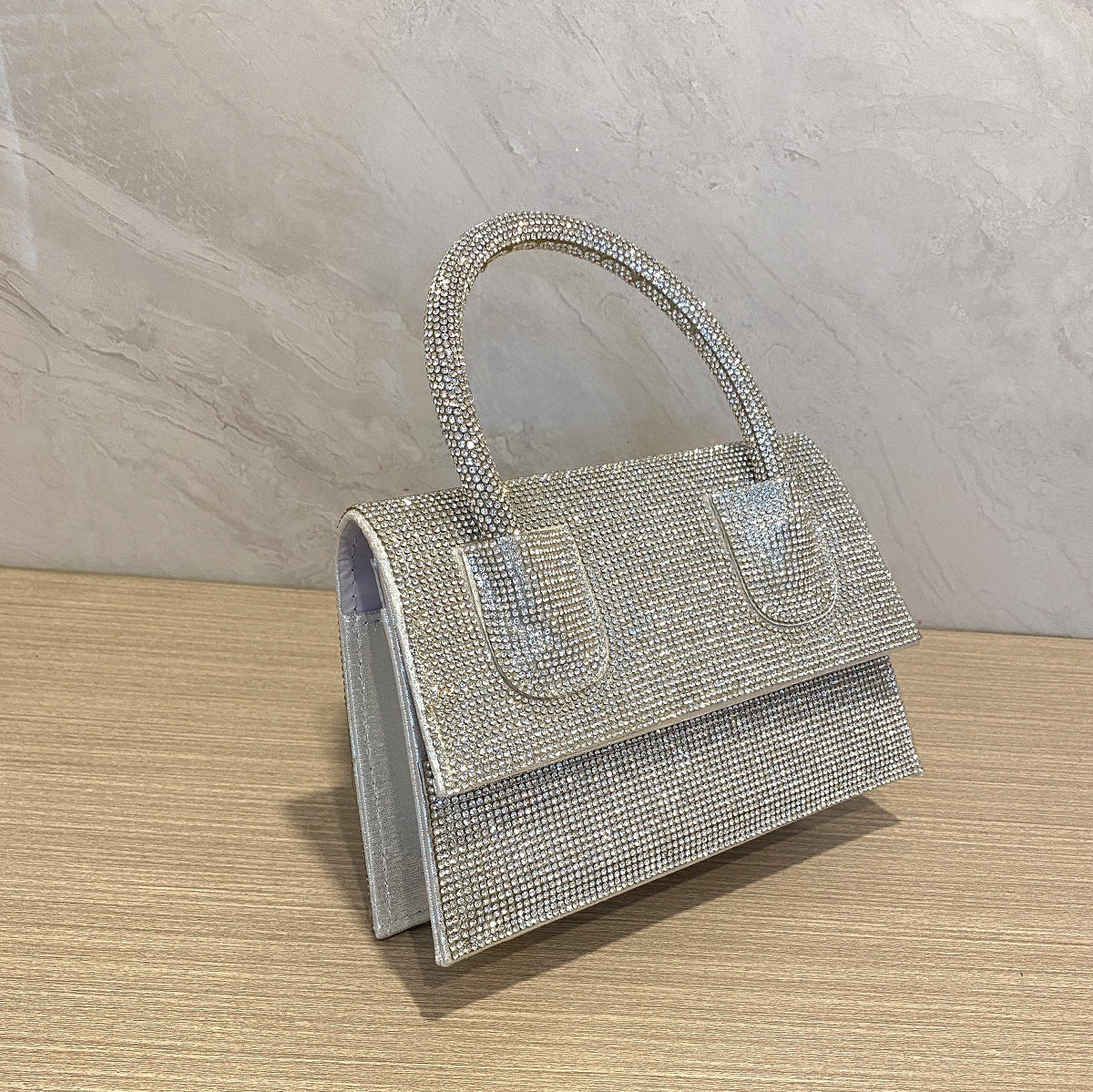 Full Diamond Sier Fashion Banquet Birthday Evening Bags