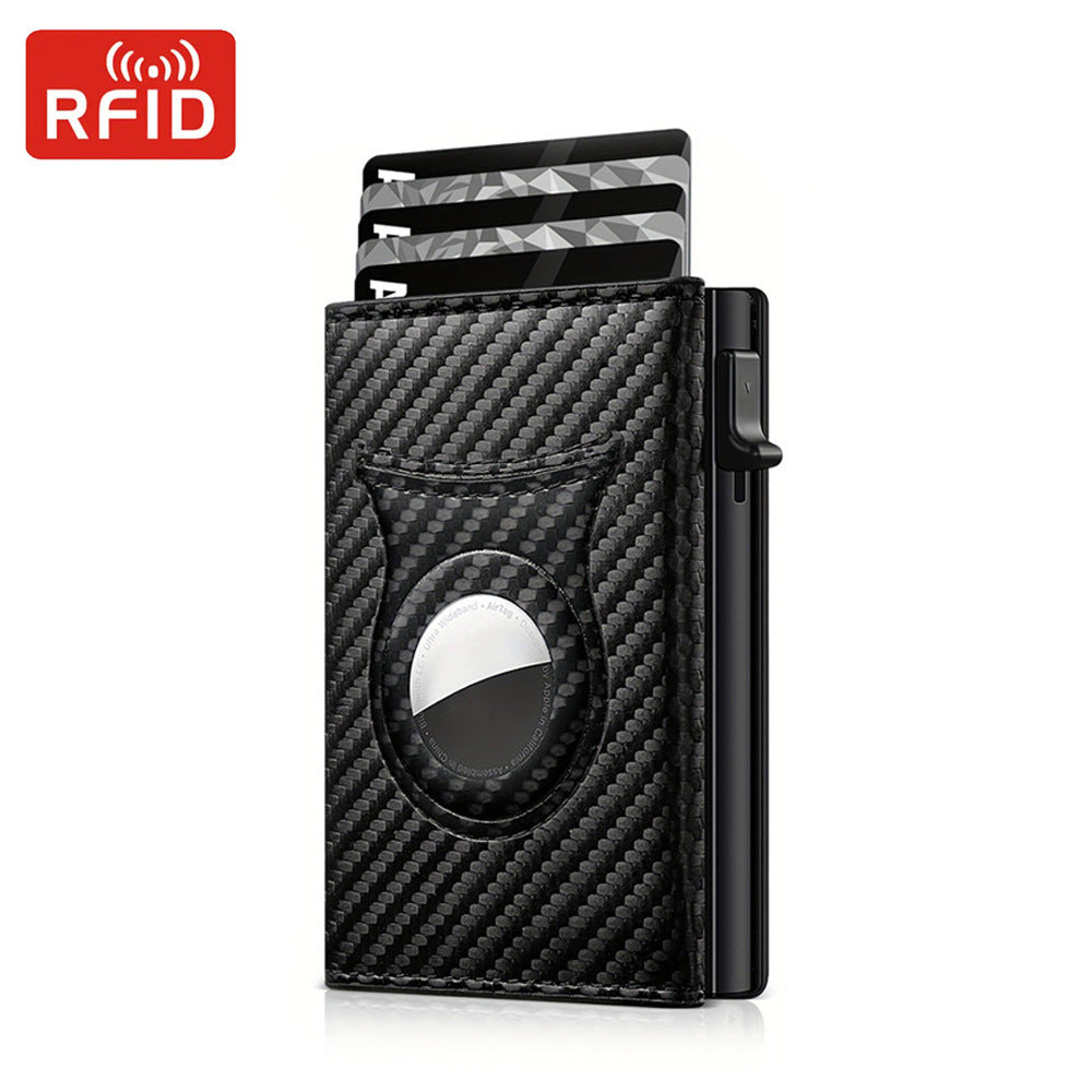 Men's Fiber Tracker Three Fold Magnetic Snap Men's Wallet