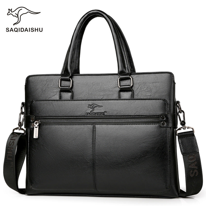 Men's Kangaroo Business Large Capacity Computer Men's Handbags