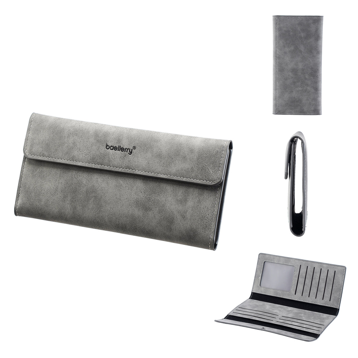 Men's Long Retro Multiple Slots Soft Leather High Sense Minimalist Men's Wallet
