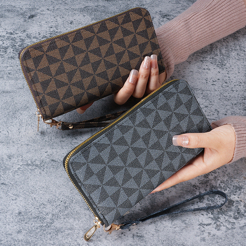 Stylish Women's Long Clutch Elegant Fashion Buckle