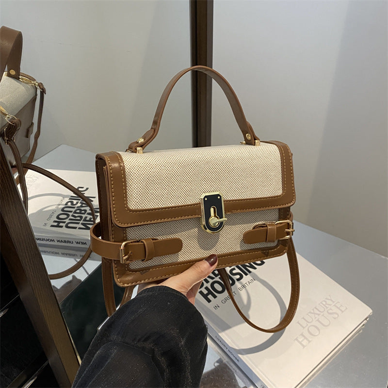 Popular Summer Trend Contrast Color Western Women's Shoulder Bag