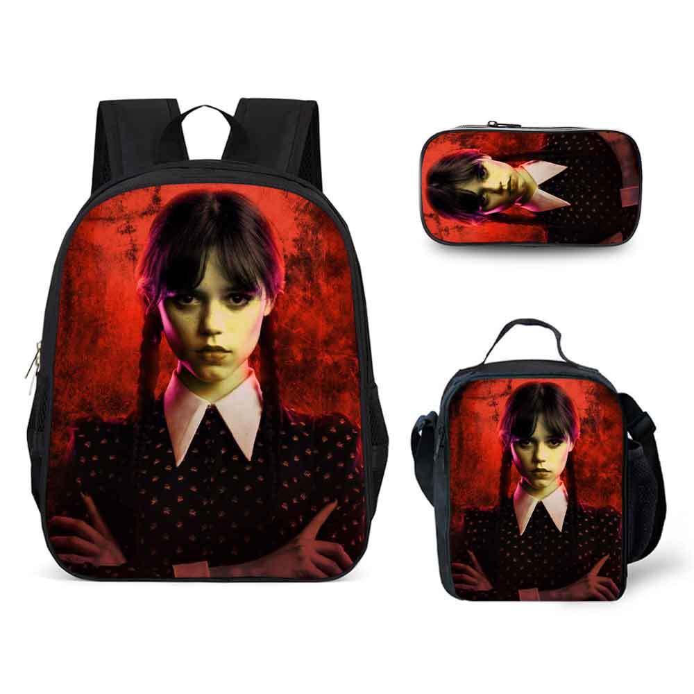 Children's Primary Pencil Lunch Three-piece Set Elementary School Students' Schoolbags