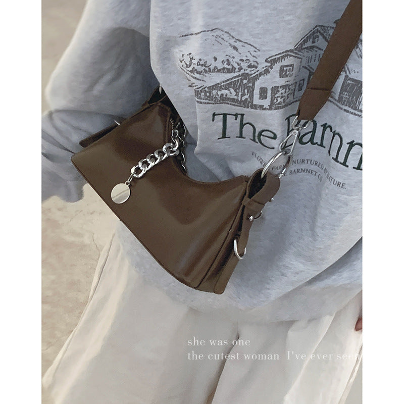 Women's French Minority High-grade Chain Trendy Small Square Bags