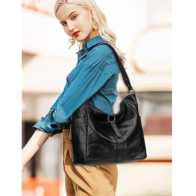Women's Large Capacity Fashion High Sense Niche Women's Shoulder Bag