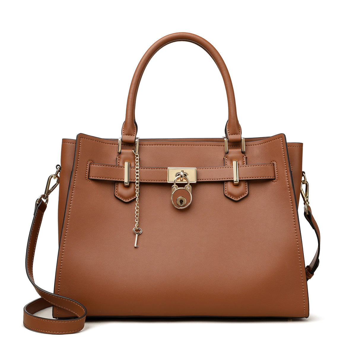 Trendy Charming Women's Elegant Big Leather Bags