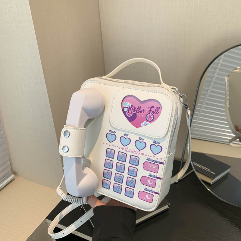 Mobile Fashion Portable Eccentric Personality Cartoon Bags