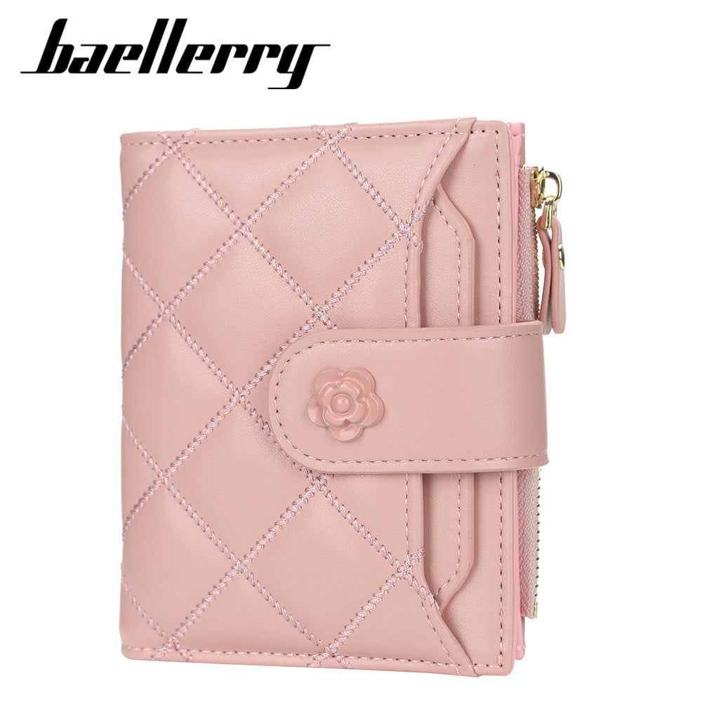 Women's Without Short Vertical Zipper For Card Holder