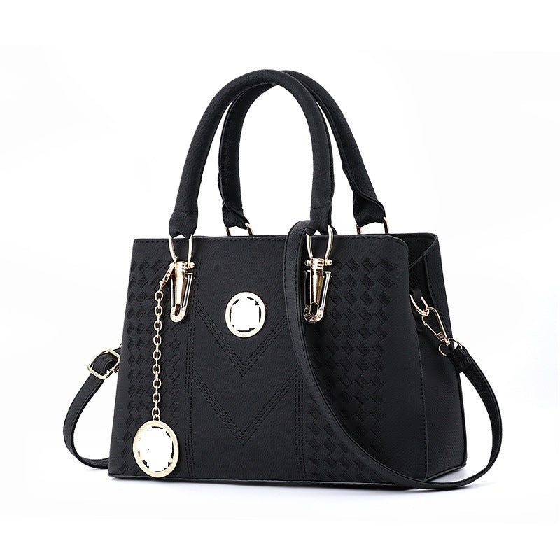 Women's Korean Embroidered Fashionable Simple Big Featured Bags