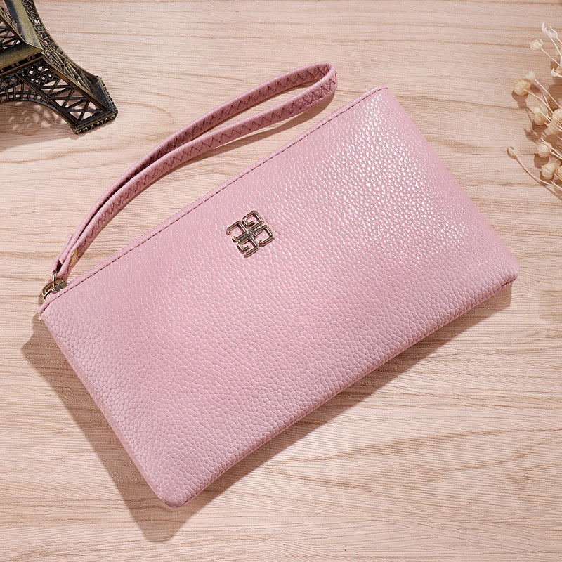 Women's Korean Style Authentic Leather Tactile Feel Long Fashion Ladies Wallet