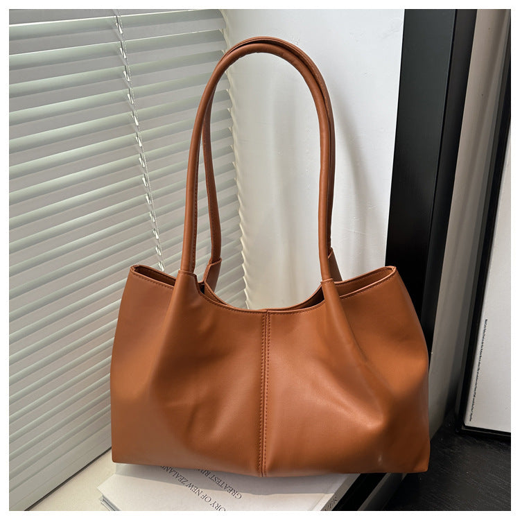 Design Beautiful Retro Winter Solid Color Large Capacity Western Style Bags