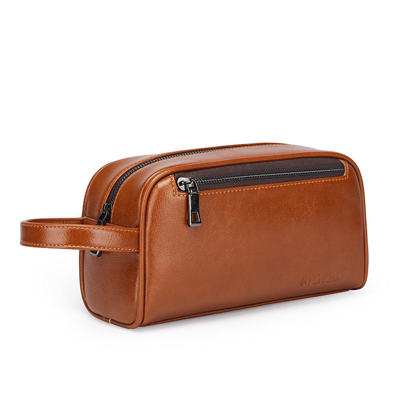 Men's Clutch Fashion Leather Large Capacity Trendy Men's Handbags