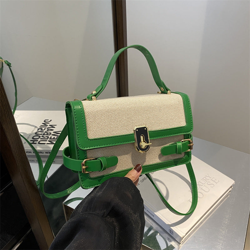 Popular Summer Trend Contrast Color Western Women's Shoulder Bag