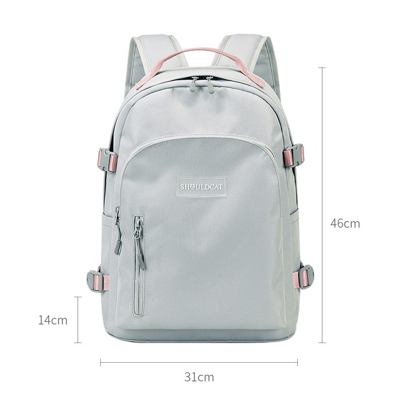 Charming Female Korean High Primary Simple Backpacks