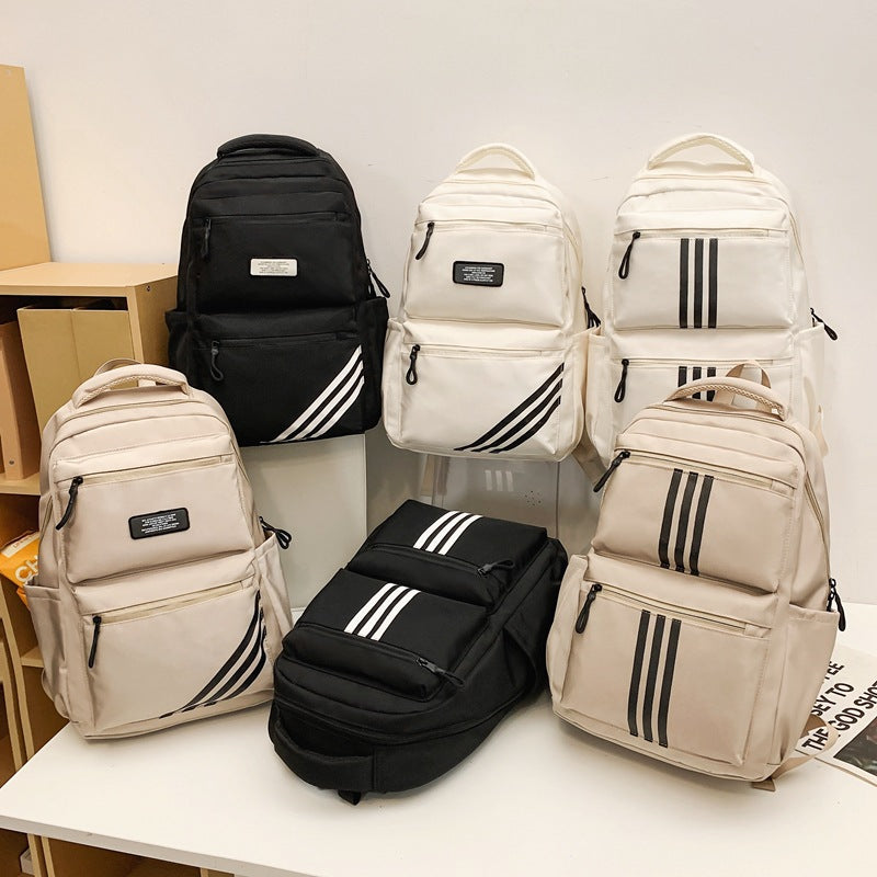 Women's & Men's Large Capacity Good-looking Leisure Korean Style Middle School Students' Schoolbags