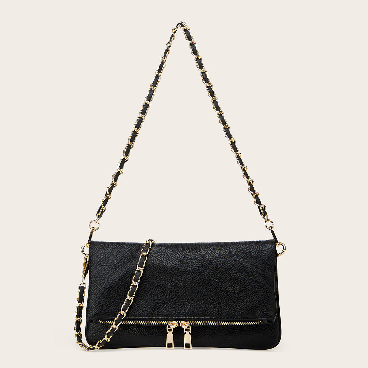 Women's Lychee Pattern Underarm Chain Fashion High-grade Crossbody Bags