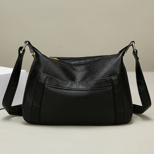 Women's Source Top Layer Cowhide Genuine Leather Crossbody Bags