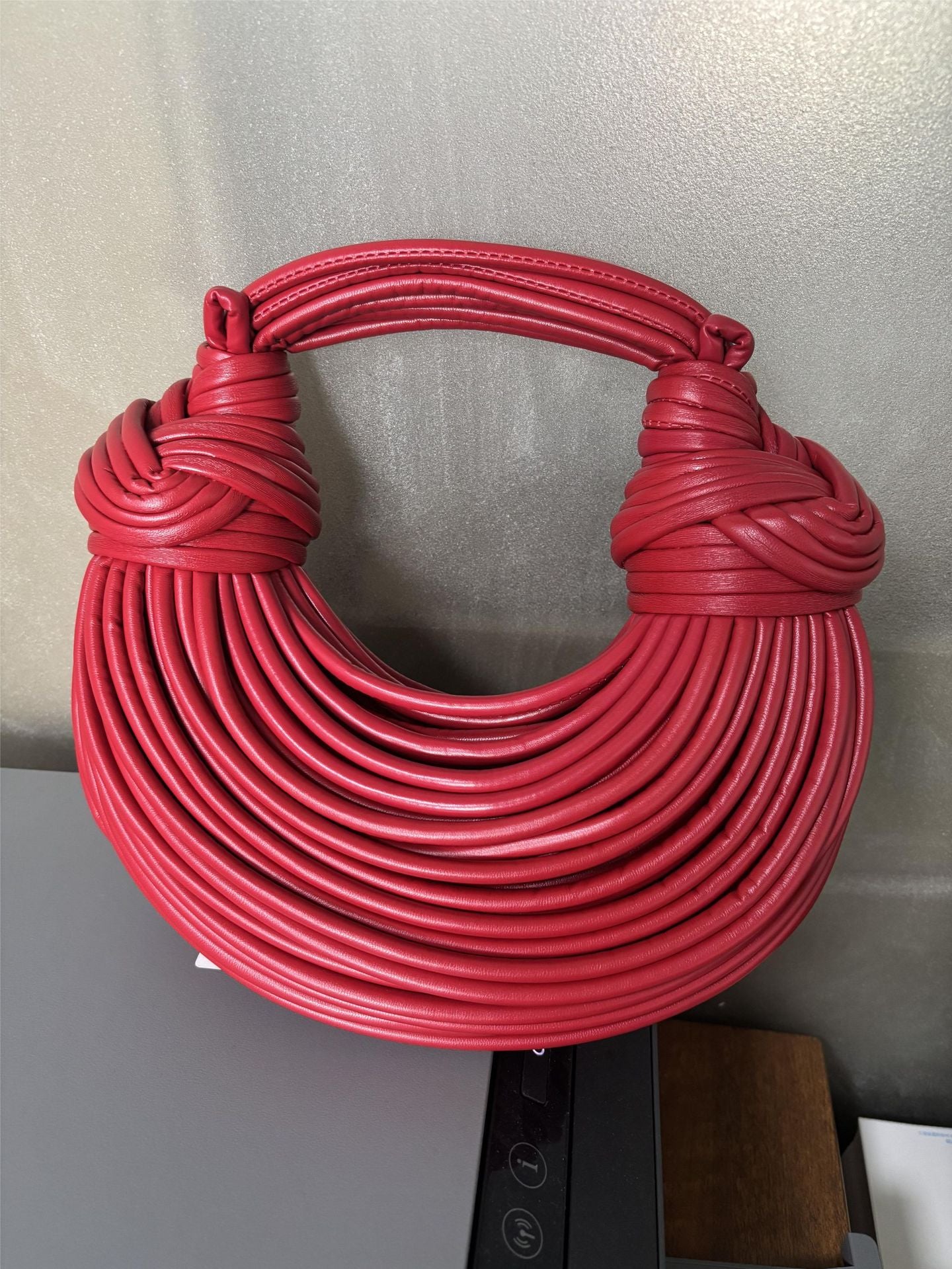 Colorful Noodle Fashion Simple Hand-woven Contrast Bags