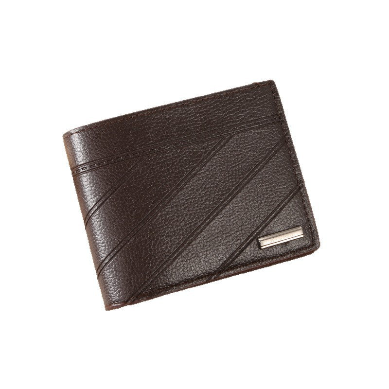 Men's Short Fashion Green Large Capacity Men's Wallet