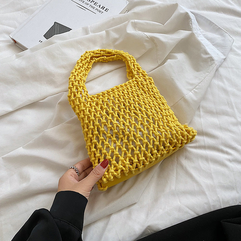 Women's Korean Style Fashionable Stylish Hollow Wrist Handmade Women's Handbag