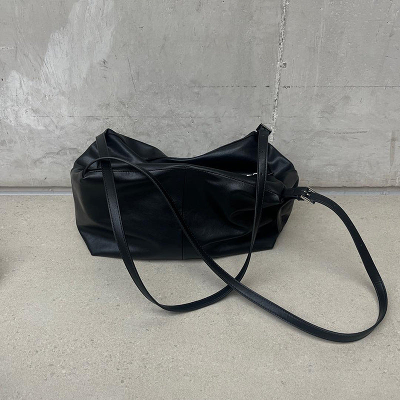 Women's Ge Texture Large Capacity Totes Soft Leather Crossbody Bags