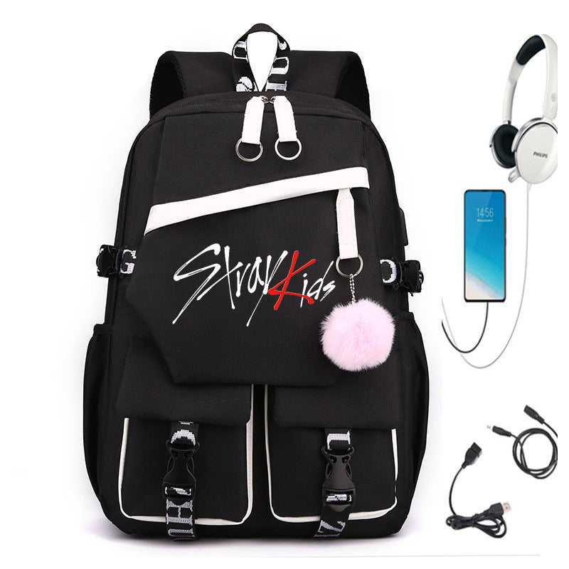 Campus High Quality Cartoon Male Junior Large Backpacks