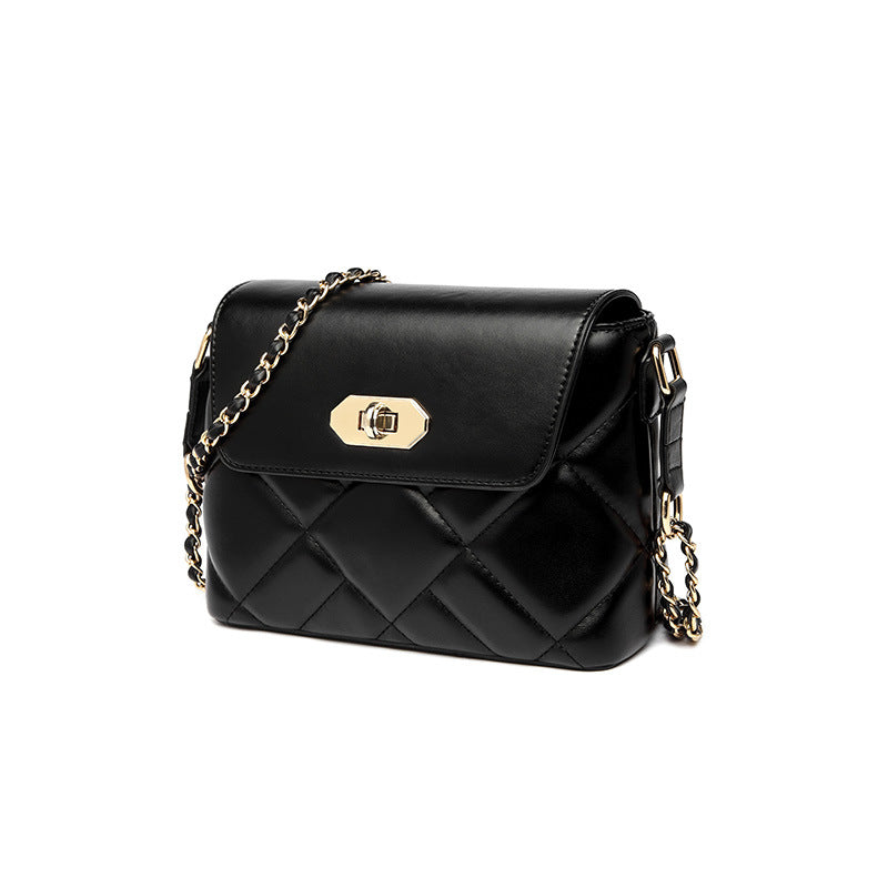 Women's Design Rhombus Chain Fashion Pouches Fashionable Crossbody Bags