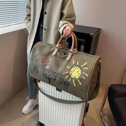 Women's & Men's & Military Style National Fashion Iti Short Distance Hand-held Dry Travel Bags