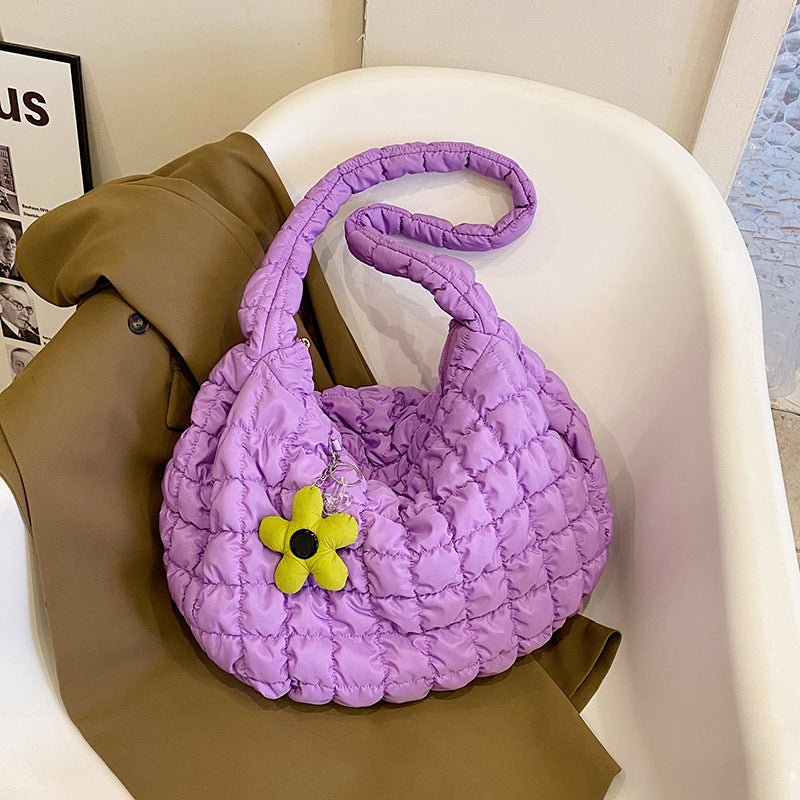 Cloud Pleated Large Korean Fashion Capacity Shoulder Bags