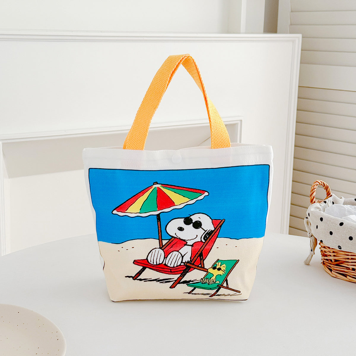 Women's Daily Gift Portable Lunch Cute Cartoon Women's Handbag