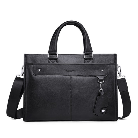 Men's King Paul High-grade Computer Cowhide Leather Men's Briefcases