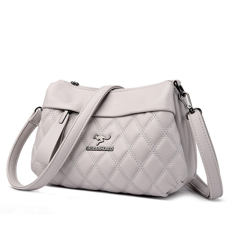 Women's Elegant Korean Fashion Mother Rhombus Crossbody Bags