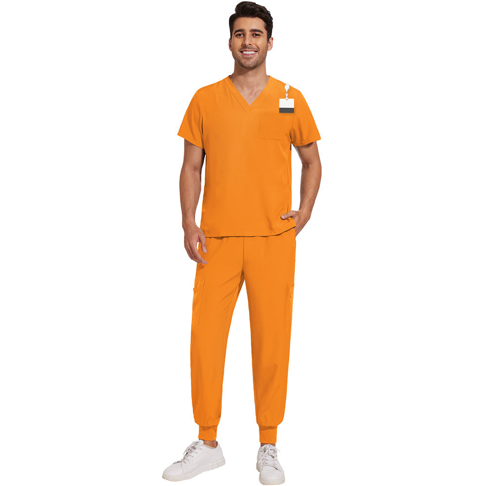 Doctors Nurses Frosted Thin Comfortable Breathable Uniform