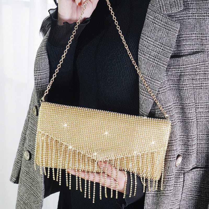 Tassel Chain Dinner Banquet Bride Dress Evening Bags