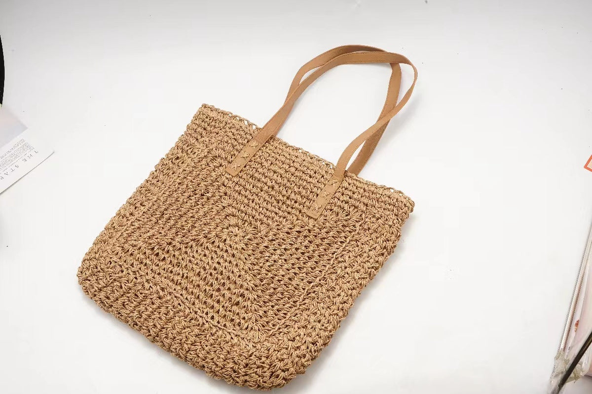 Source Handmade Fashion Straw Woven Beach Bags