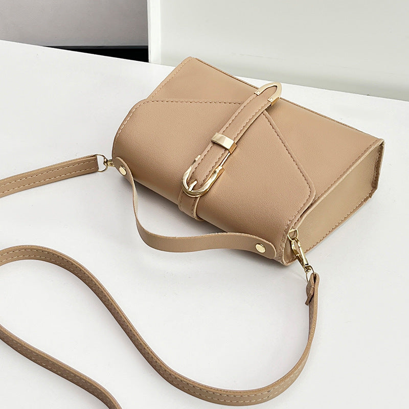 Fashion Solid Color Personalized Niche Advanced Women's Handbag