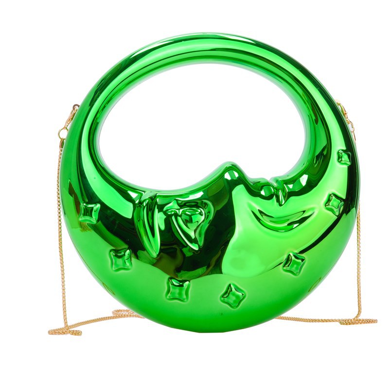 Women's Acrylic Moon Niche Creative Shape Handbags