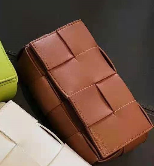 Women's & Men's & Woven Chain Avocado Green Waist Packs