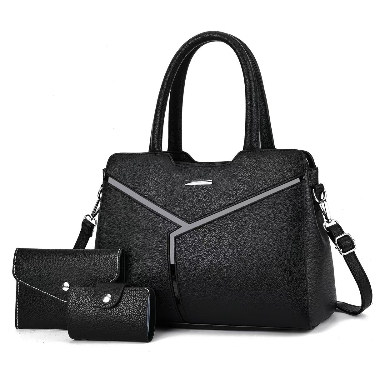 Women's Color Matching Fashion Commuter Trendy Portable Handbags