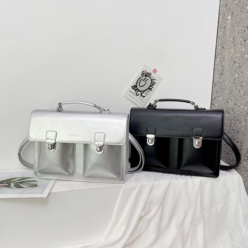 Cool Preppy Style Trendy Korean Business Handbags
