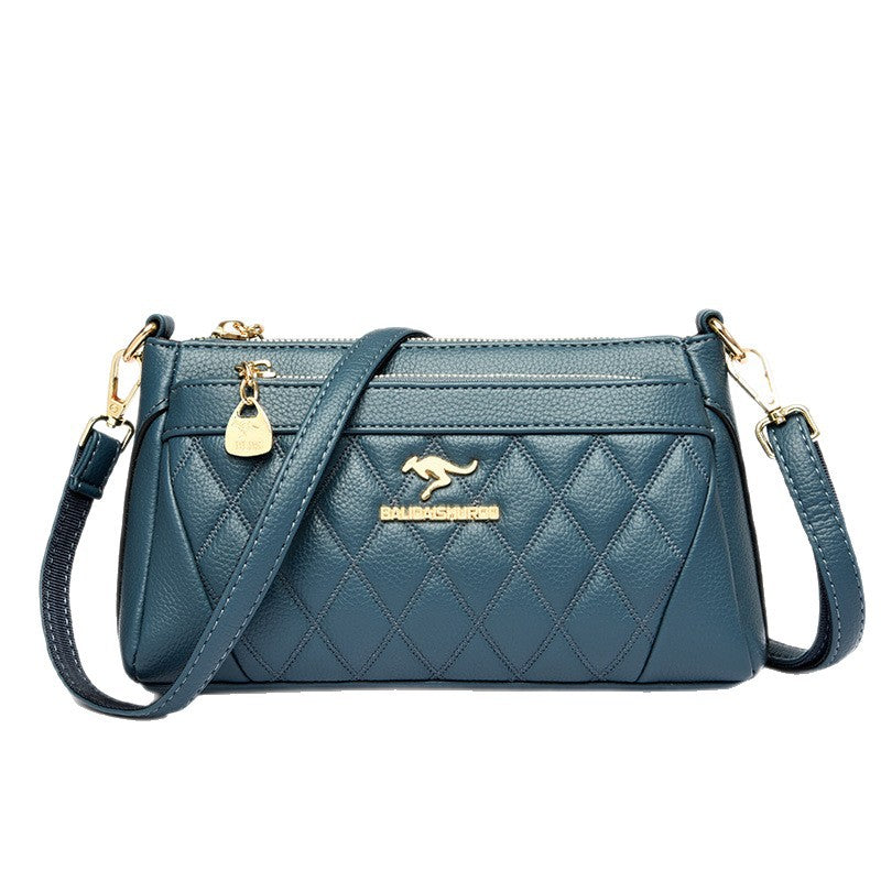 Women's Stylish Diamond Check Fashion Mom Shoulder Bags