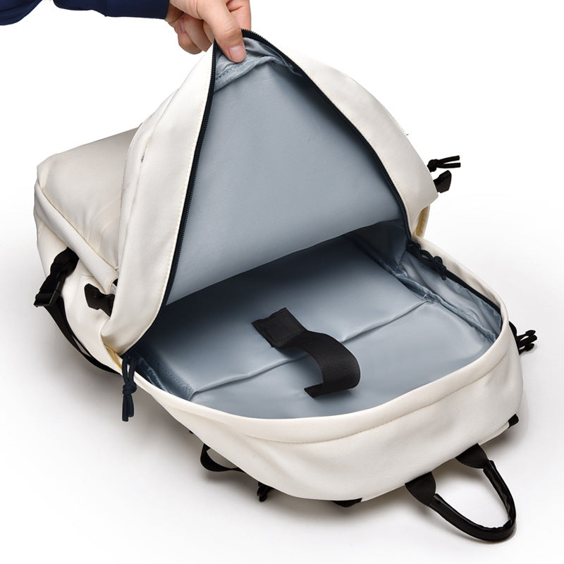 Men's Simple Female Junior High Large Capacity Backpacks