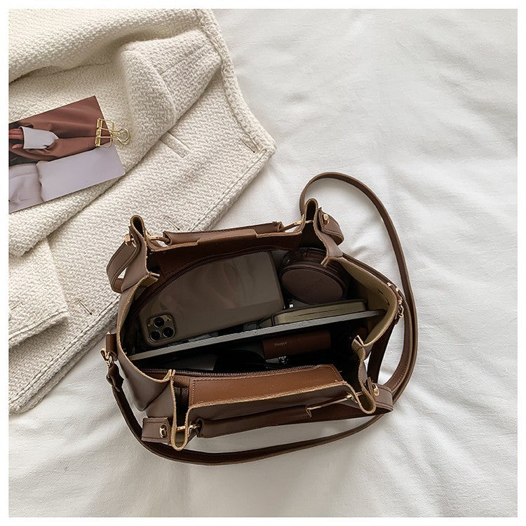 Retro Minority Large Capacity Totes Advanced Commuter Multi Bags