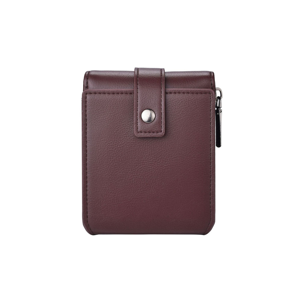 Men's Simple Thin Multiple Slots Large Capacity Zipper Horizontal Commuter Soft Men's Wallets