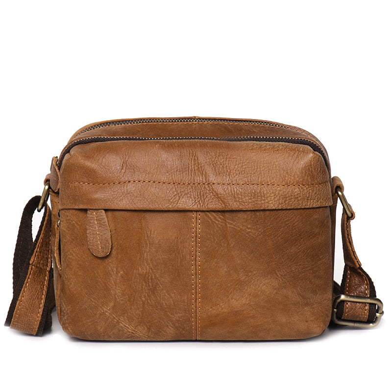 Women's & Men's Retro Fashion Closed Toe Layer Cowhide Bags